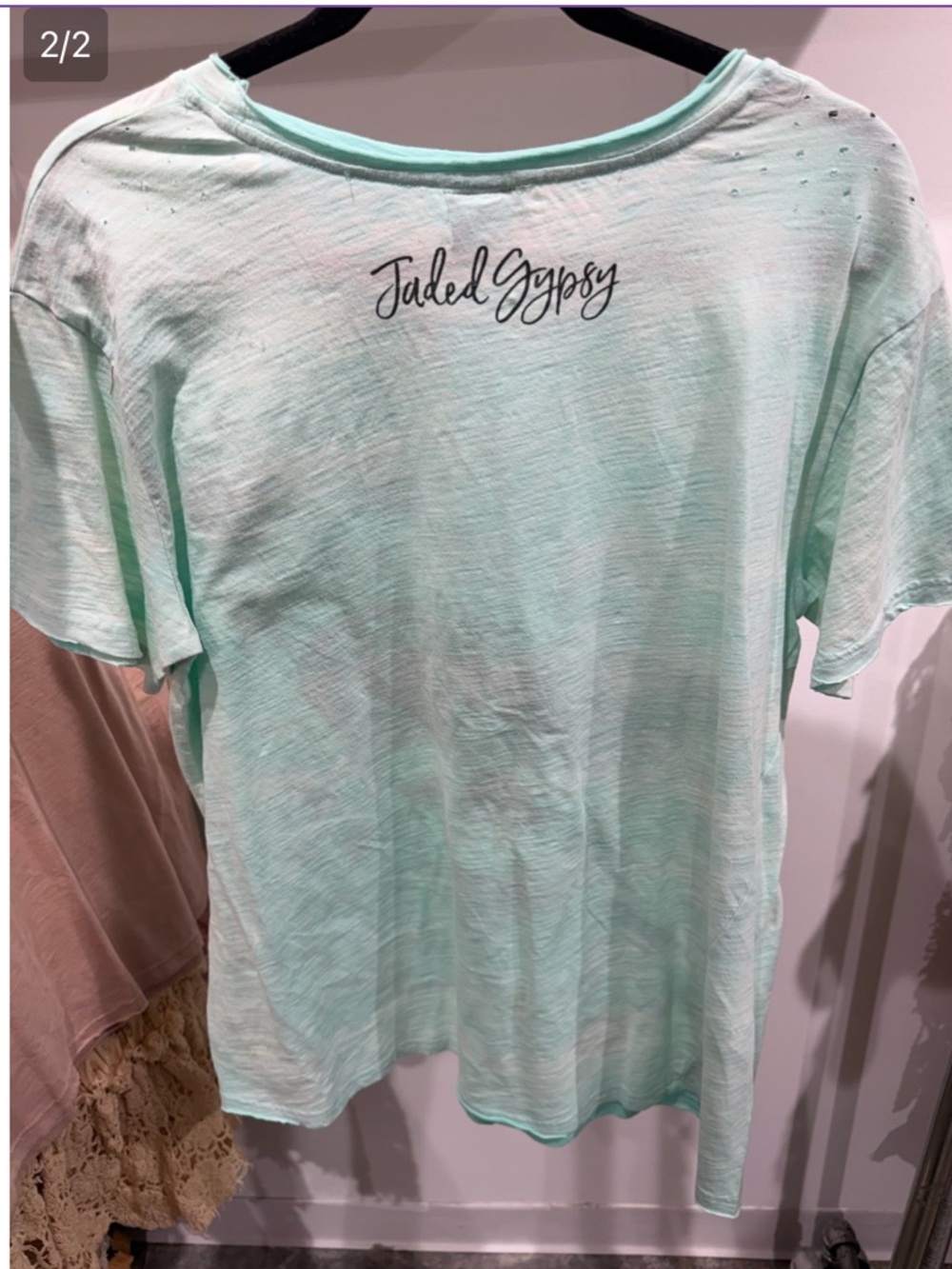 💎NEW Jaded Gypsy Bubble Dreams Moon Dance Tee - GORGEOUS - Picture 3 of 4